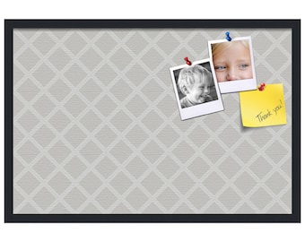 Office Cork Board, Bulletin Board, Framed Corkboard, Push Pin Board, Home School Decor, Memo Board, Notice Board,Message Board,Grey Pinboard