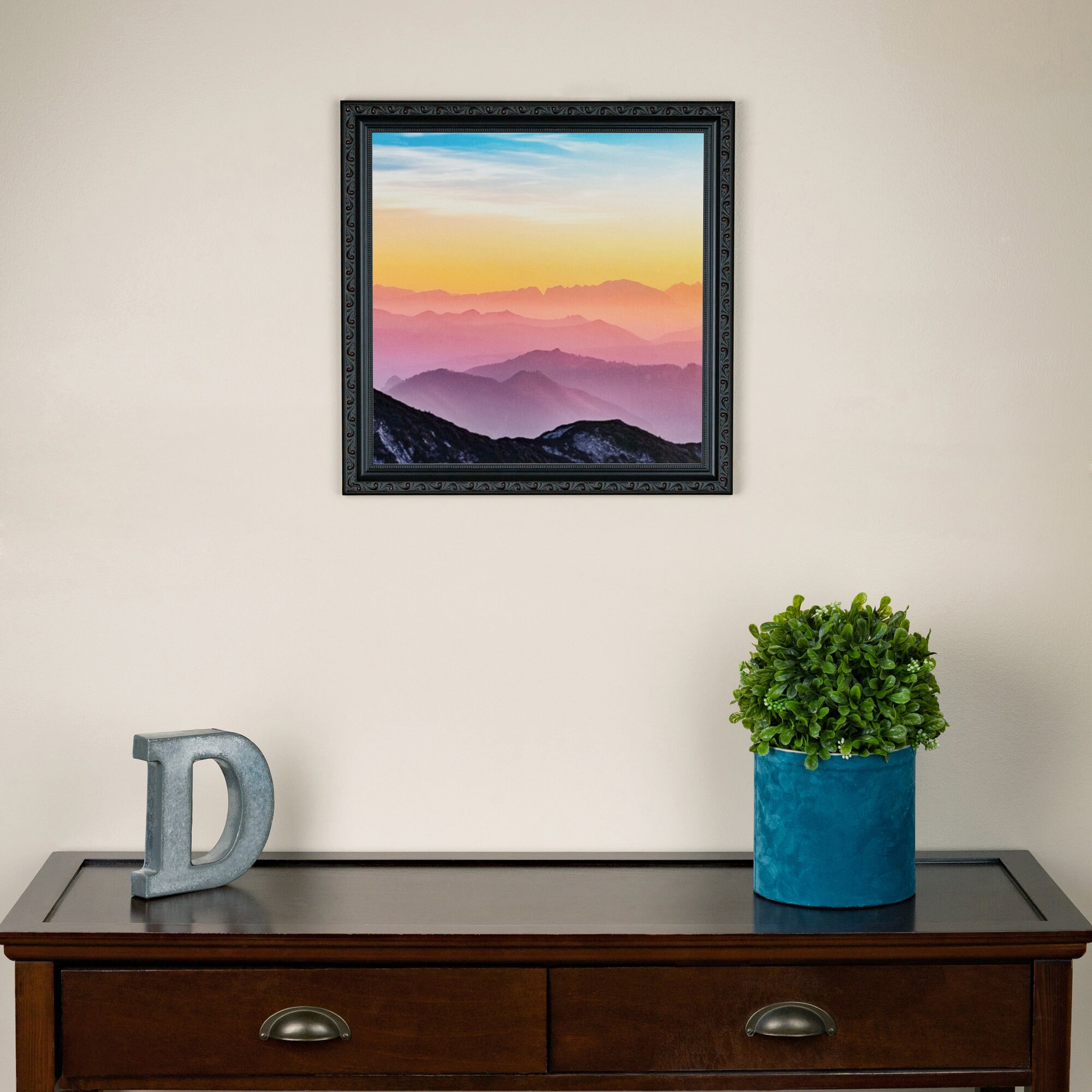 ArtToFrames 1.25 Inch Black Wood Poster Frame - Custom Size Up To 24x35 Inches