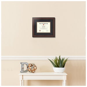 7x9 Diploma Frame, College Diploma Frame, Custom Diploma Cover, Certificate Holder, Modern Diploma Frame, Degree Frame By ArtToFrames D-7x9