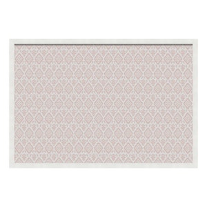 White And Pink Cork Board, Framed Corkboard, Girly Pinboard, Decorative Cork Board, PinPix Cork Board, Memo Board, Girl Room, PP-1600-3966