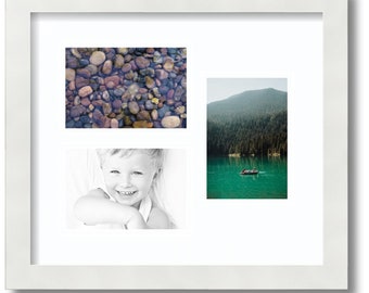 4x6 Collage Picture Frame, 6-Opening Wall Frame for Family Photos, White Multi-Photo Display