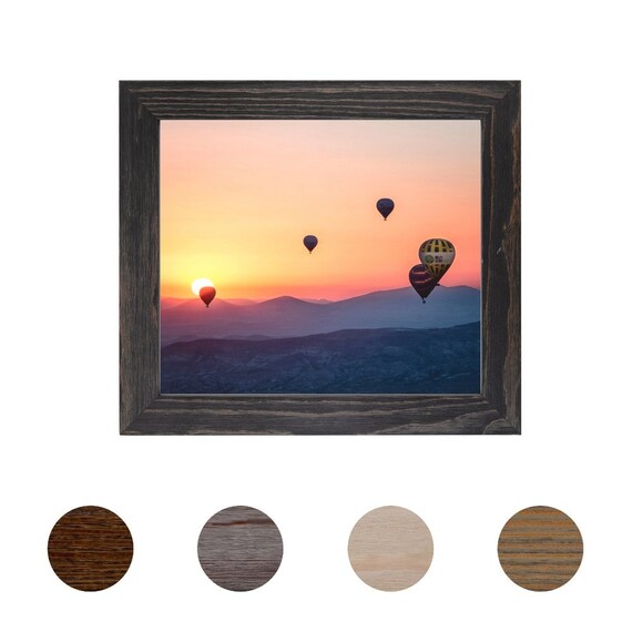 Arttoframes 8x12 Inch Rustic Picture Poster Frame, Made of Wood
