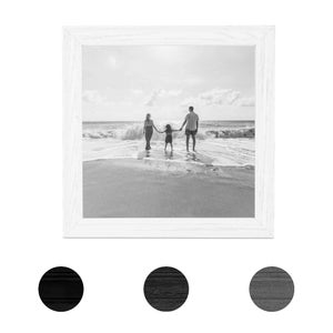 11x17 Wood Frame, Mid Century Modern Frame, Wood Picture Frame, Black, Cherry or White Frame with Regular Glass WOM78238-11x17 ArtToFrames