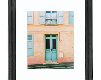 Square MDF Picture Frame, 13x13 Frame For 9x9 Photo, Frame With Mat, Poster Holder, Traditional Frame, Over 60 Mat Color Options, 4083-9x9