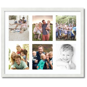 Collage Frame Gift, Picture Frame, 6 Openings Frame, Gift For Parents, Memory Gift, Family Present, Gift For Children, Valentine ~ 1055-3966