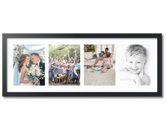 thumbnail image 2 of ArtToFrames Satin Black Collage Frame – 3 Openings For 5x7 Photos, 21x11 2 of 6