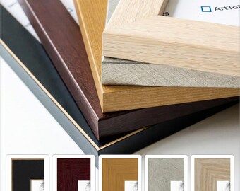ArtToFrames 16x21 Modern Picture Frame, Poster Frame, Made of MDF, Available in 10 Colors (2WOM-FRBW26-16x21)