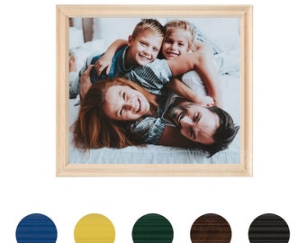8x10 Picture Frame, Modern Poster Frame for Wall Art, Custom Color Photo Frame