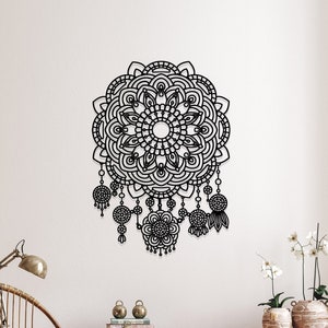 Mandala Wood Wall Decor: Chakra Art, Yoga Home Decor