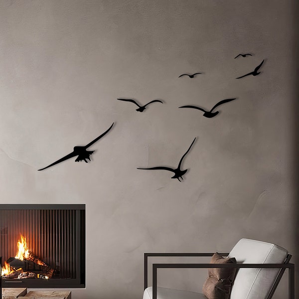 Wooden Bird Wall Art Etsy