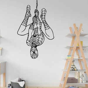 Spiderman Wall Decor, Nursery Hangings, Spider Man Wall Art, Super Hero, Avengers Art, Custom Gift Idea, Kid Room, Birthday Gift, Wooden