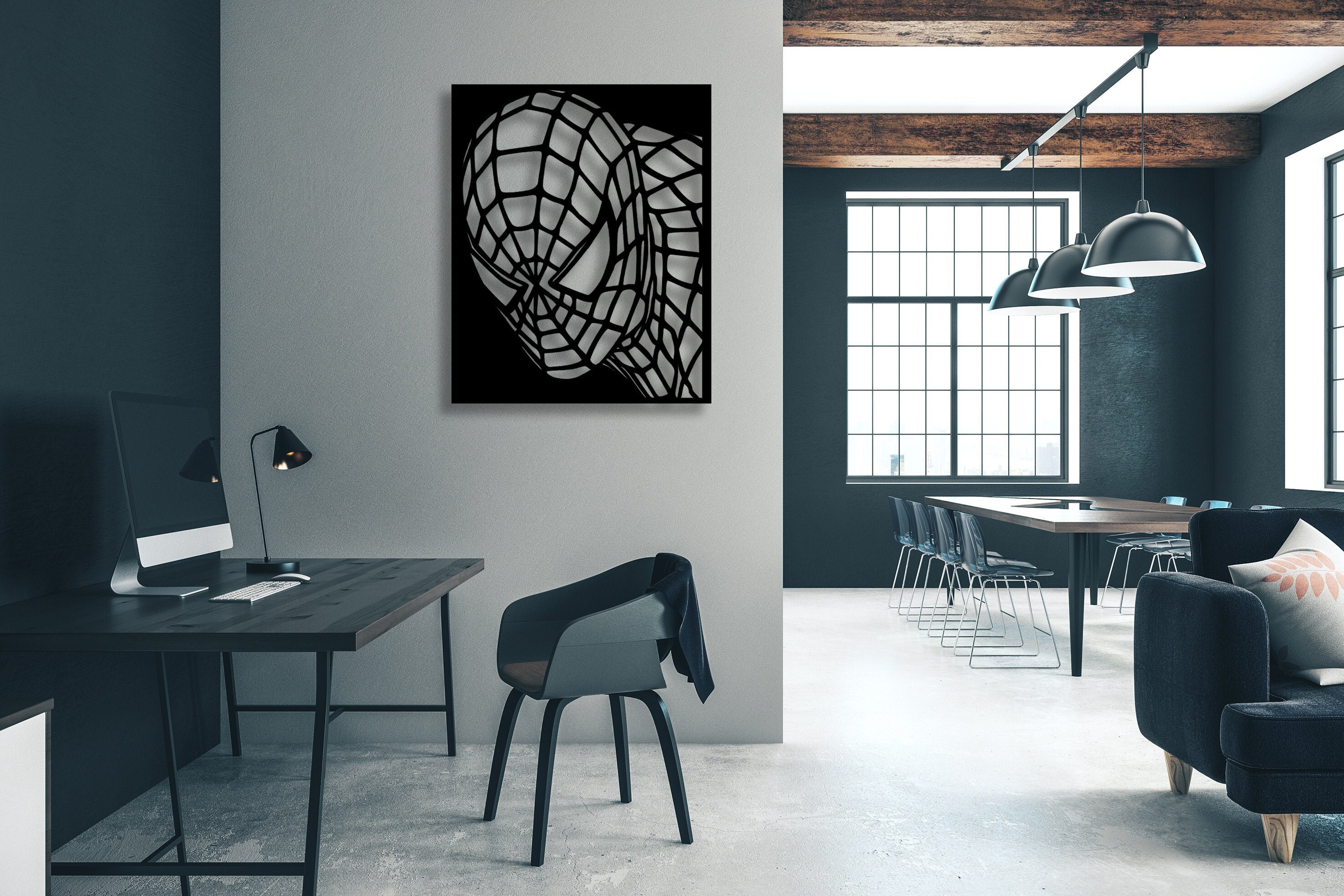 Spiderman Holz Wanddekor, Superhelden Kunst, Kinderzimmer Wanddekoration, personalisiertes Kinder Geschenk, Kindergeburtstag Vorschlag, Large Home Art, FS