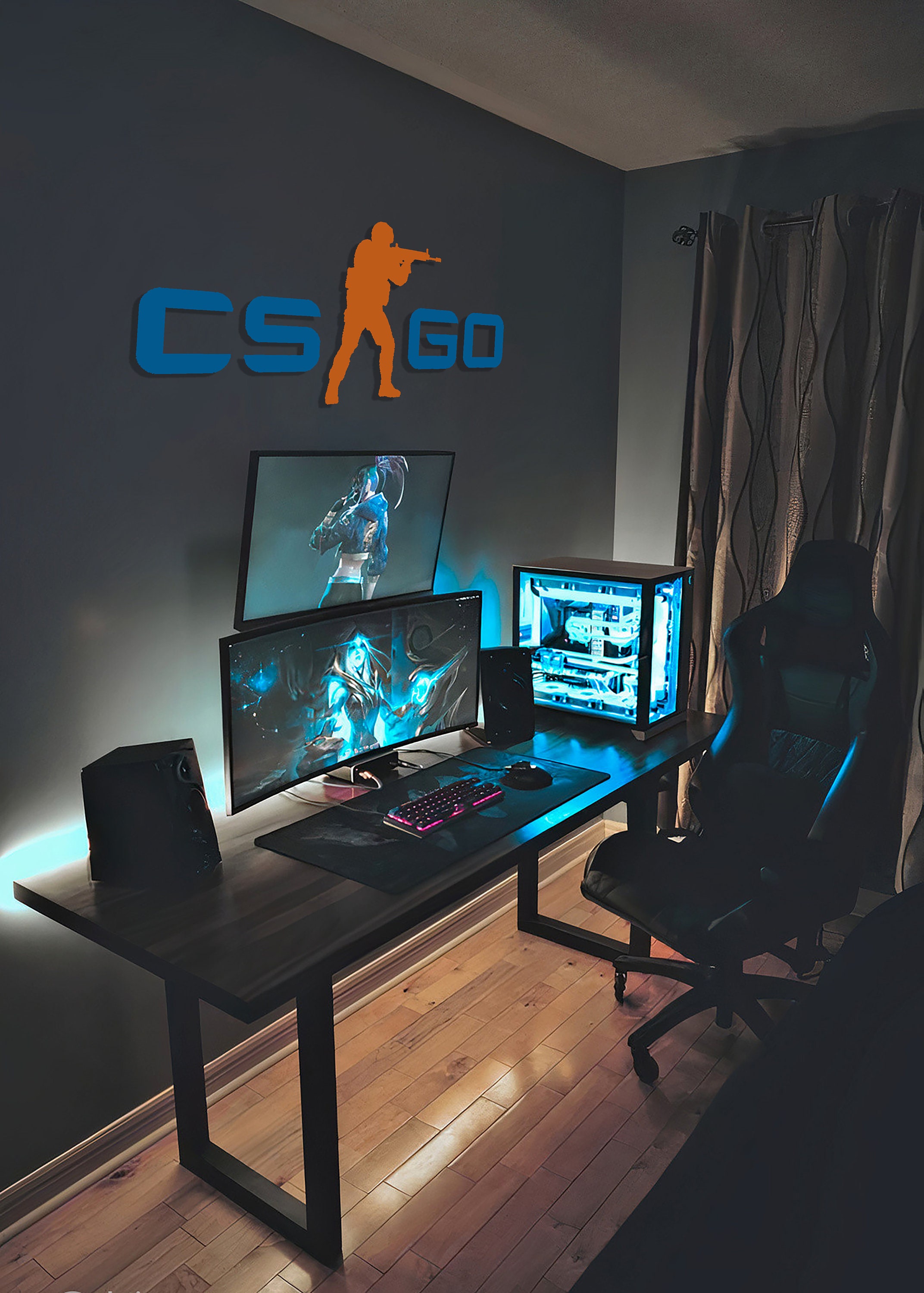 Cs Go Wall Hangings, Counter-strike: Global Offensive, Gaming Room ...