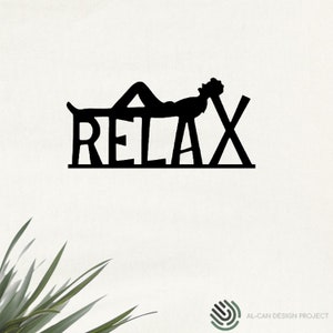Relax Wooden Wall Decor: Minimalist Gaming Room Art