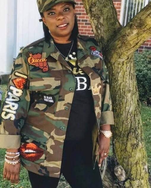 long womens camo jacket