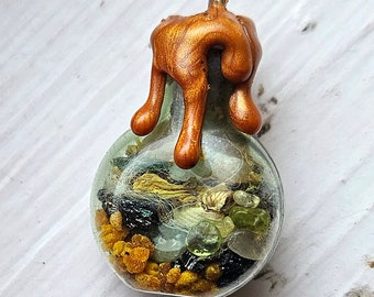 Get LUCKED Prosperity Bottle Necklace