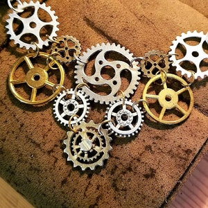 Steampunk Gear Necklace