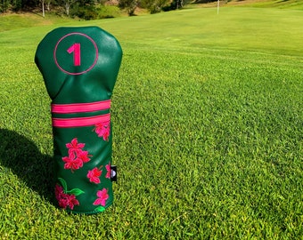 Capas para cabeça de golfe Azalea Augusta Masters Design