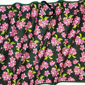 Azalea Masters Augusta Golf Towel with Brush and Bottle Opener