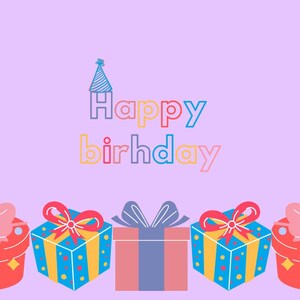 Cartão de feliz aniversário