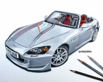 Custom car drawing | Car art