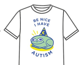 I Have Autism Shirt Etsy - white autism shirt roblox
