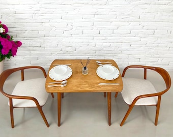 Oval Narrow Dining Room Table, Space saver furniture