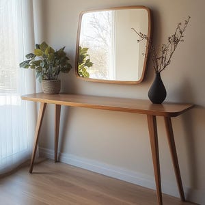 Handcrafted Solid Wood Console Table, Entryway and Living Room Furniture