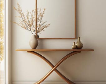 Solid Wood Console Table, Entryway and Living Room Sofa Table