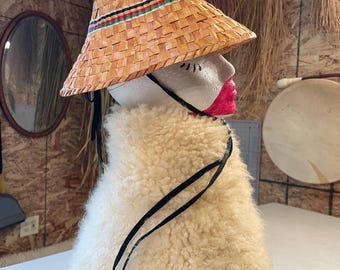 Traditional Salish style Cedar Bark Woven Hat