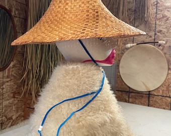 Traditional Salish style Cedar Bark Woven Hat