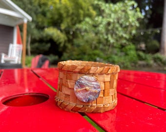 Cedar woven Cuff bracelet