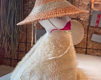 TWINED Traditional Salish style cedar hat