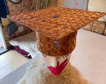 Cedar Woven Graduation Cap