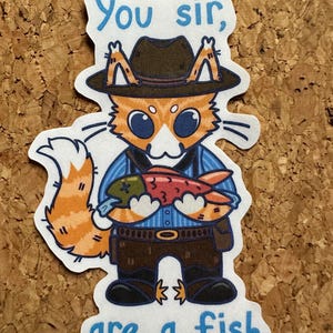 Cowboy Cat Stickers