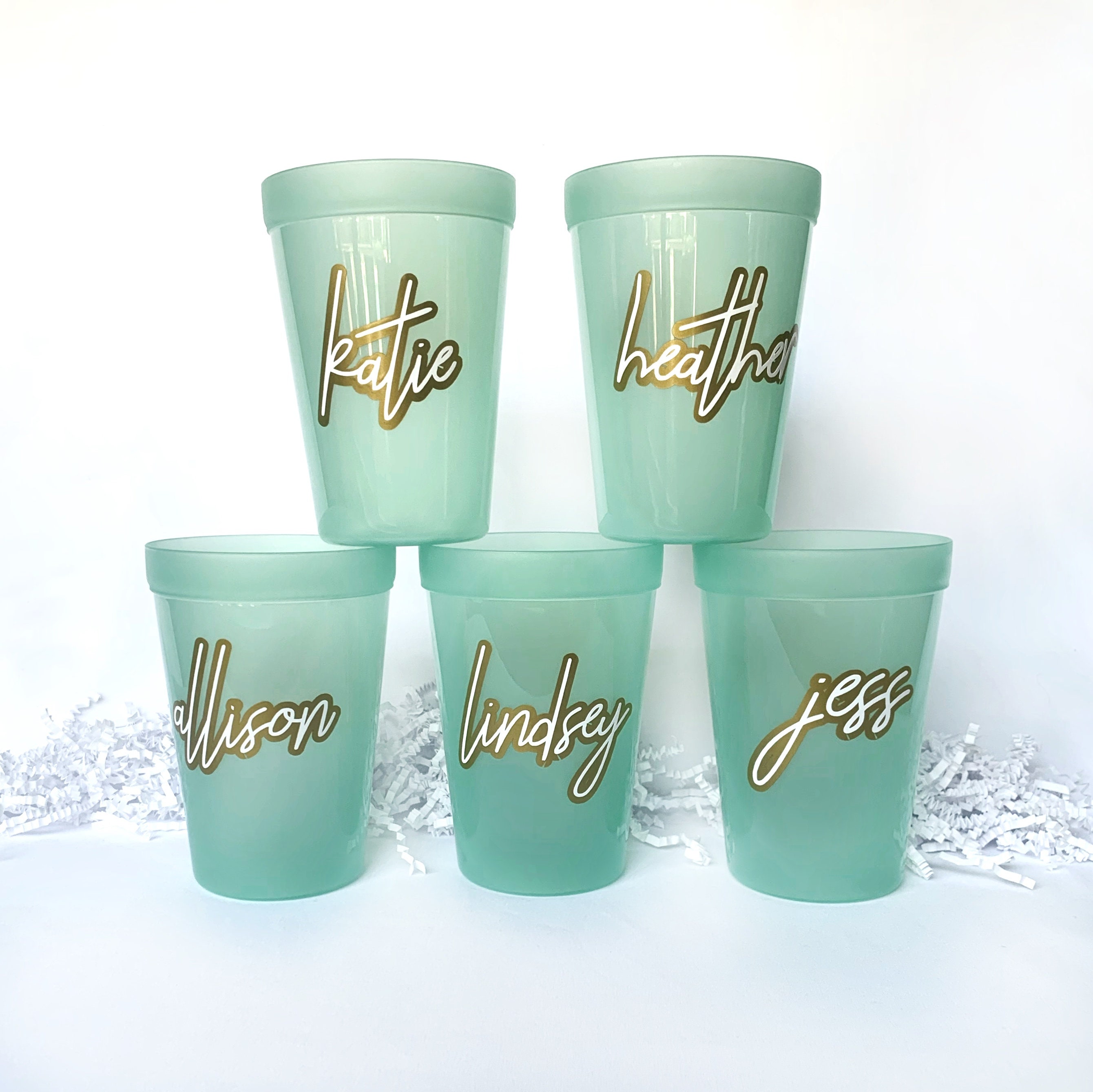 Personalized 12 oz Plastic Cups party cups party favors Etsy