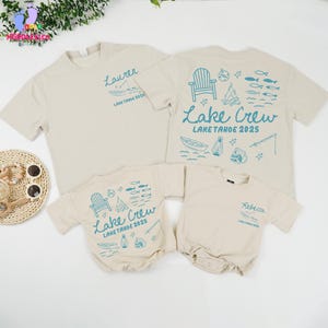 Custom Family Lake Trip Shirt, Matching Group Family Lake Vacation T Shirt, Personalized Lake Crew Tshirt, Custom Summer 2025 Vacation