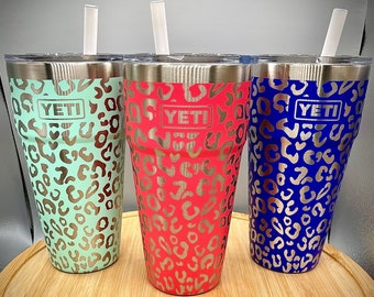 Yeti 26oz Leopard Tumbler