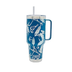 42oz yeti tumbler Fishing Lures , Laser Yeti Tumbler, Fishing gift , Personalized Custom 42oz yeti tumbler, engraved gift, Fishing cup