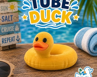Tube Cruise Duck, 3D Printed Cruising Ducks Hide and Find Game, Cruise Ship Gift Souvenir