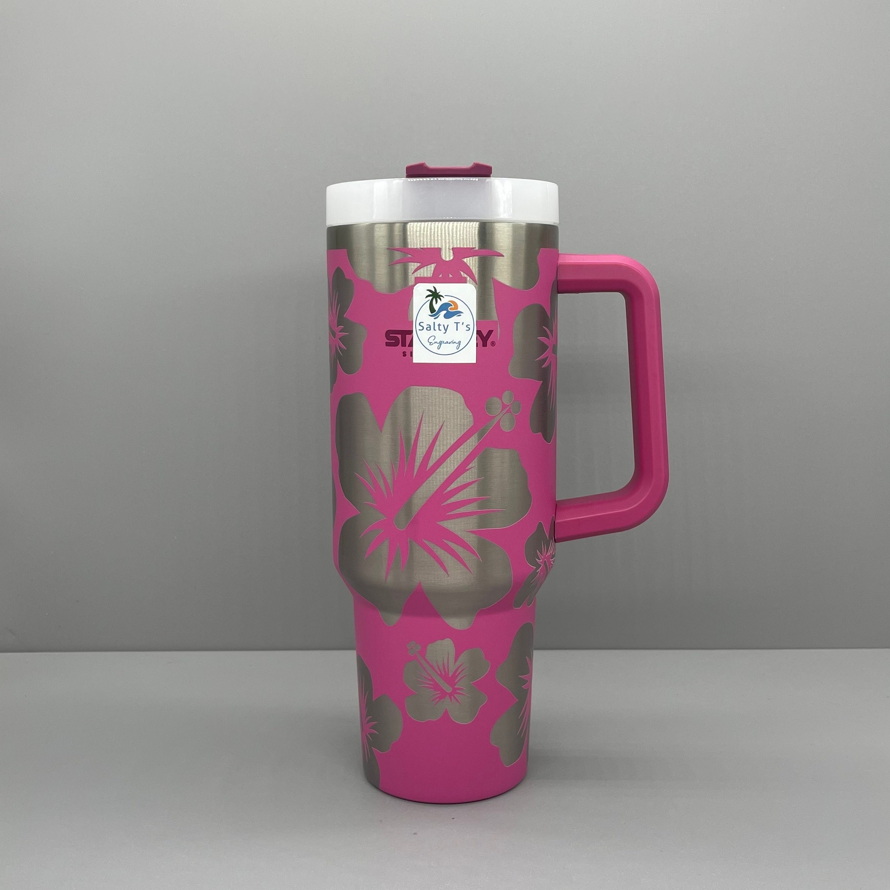 40 oz Tumbler w Handle – Birdie Js