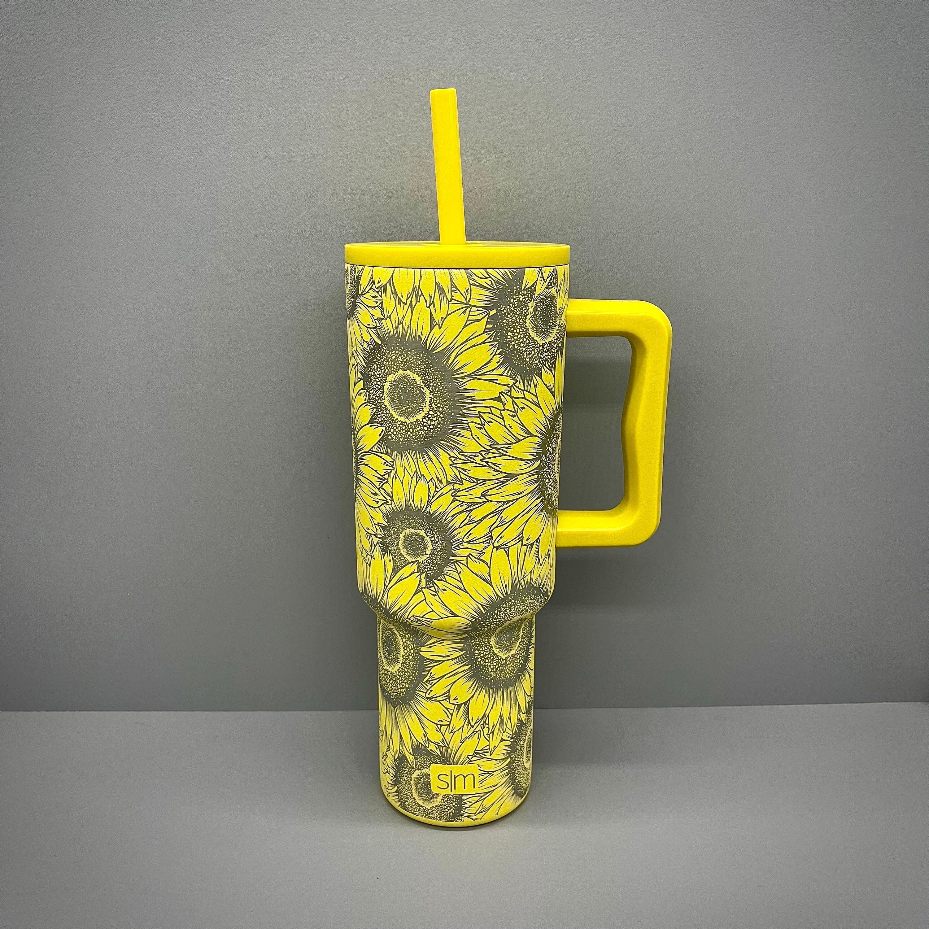 Sunflower 40 Oz Tumbler Designs Graphic by Svetlanakrasdesign