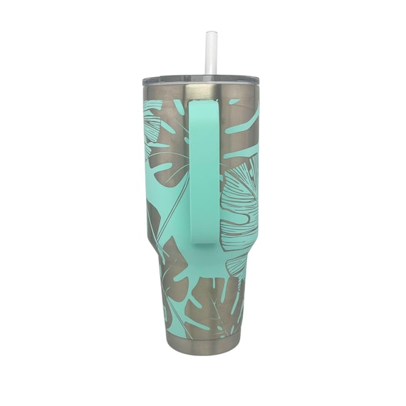 Yeti 42oz Monstera Leaves Tumbler - Etsy