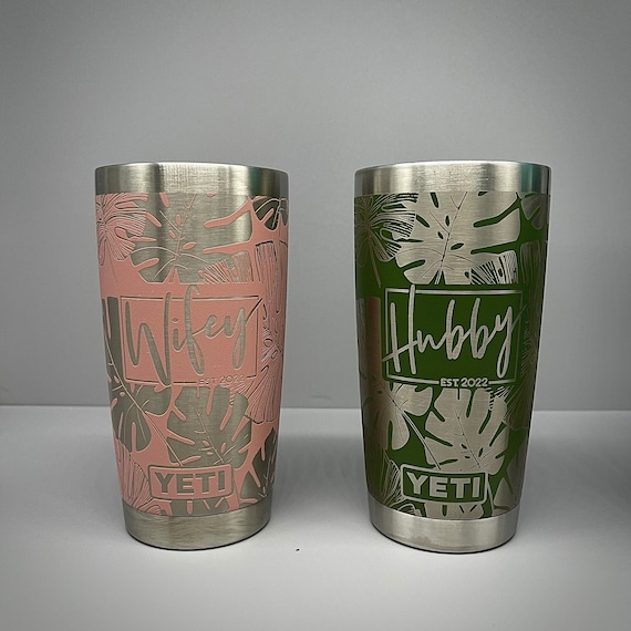 Yeti 20oz Seamless Tropical Leaves Tumbler - Etsy