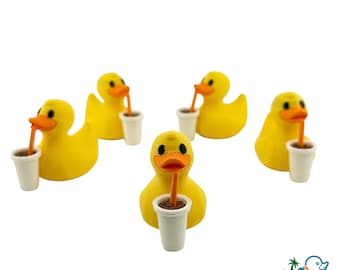 Coffee Ducks, 3D Printed Cruise Ducks, Hide and Find Game, Cruising Ducks, Cruise Gifts & Souvenirs, Ducks for Cruising