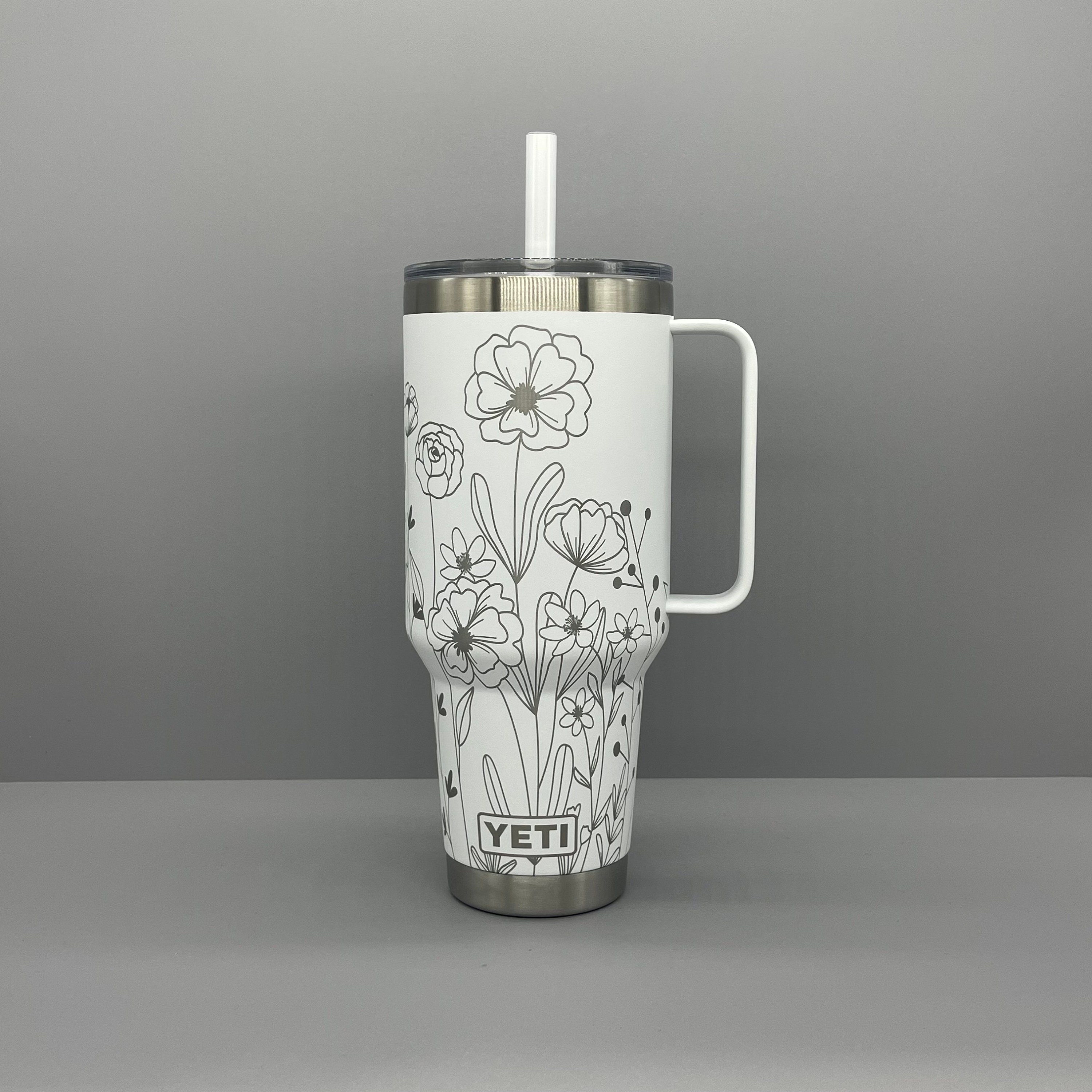 Yeti 42oz Wild Flower Tumbler - Etsy