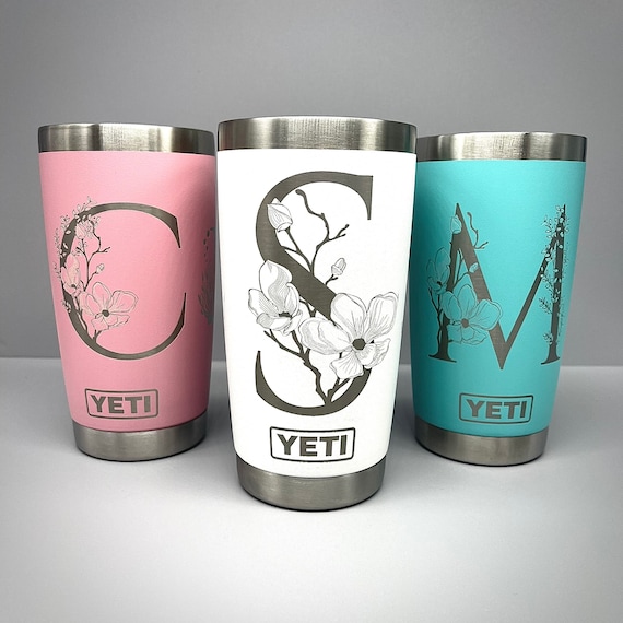 Floral yeti sale tumbler