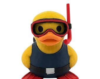 Scuba Ducks, 3D Printed Cruise Ducks, Hide and Find Game, Cruising Ducks, Cruise Gifts & Souvenirs, Ducks for Cruising