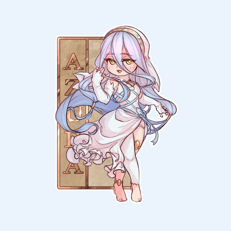 Azuria Background Fire Emblem Princess Stickers Batch 2 - Etsy