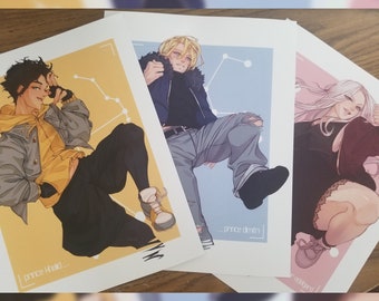Streetwear Lords Prints | Fire Emblem Three Houses Claude Edelgard Dimitri